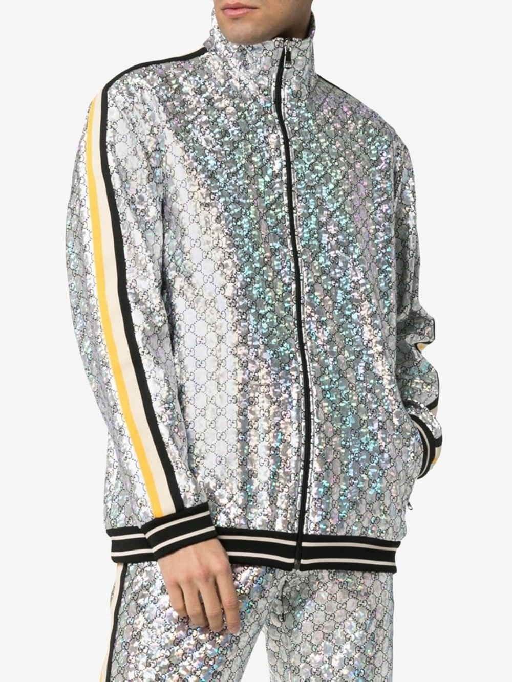 Gucci metallic track jacket